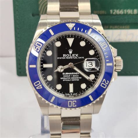 rolex submariner ouro branco